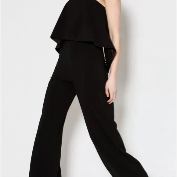 DO+BE Pants - DO+BE Strapless Black Jumpsuit 
Size Small